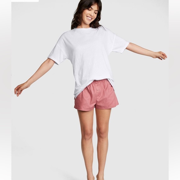 🔥VS Pink lounge pajama sleep boxer shorts sz XXL NWT - Picture 2 of 6